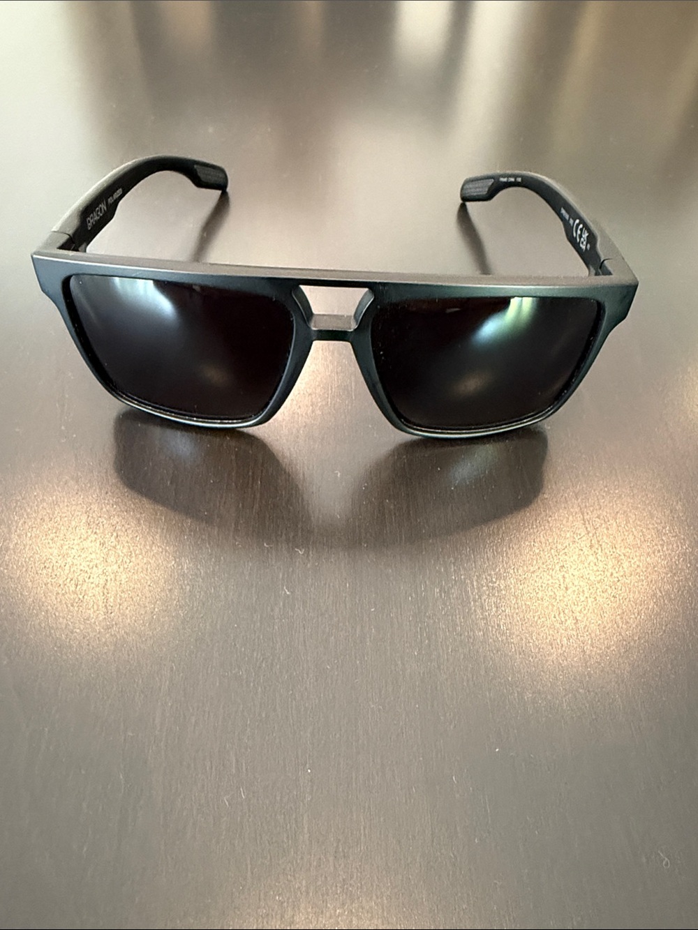 NeverSummer Matte Black Men's Sunglasses - Sporty Rectangular Frame